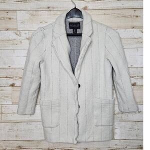 Rachel Zoe Wool Jacket Blazer Coat SZ Large Winter Designer Business Casual Warm